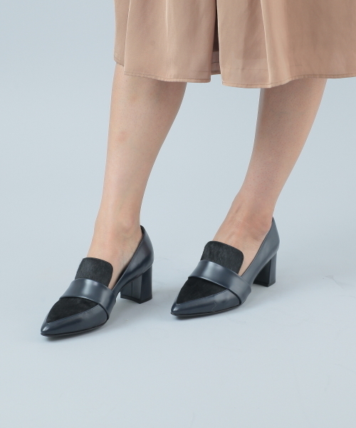 ELFORBR（エルフォーブル）の「【BAILA10月号掲載】ポニーローファーパンプス（パンプス・レディース・ネイビー・36/37/38）」の3枚目の写真