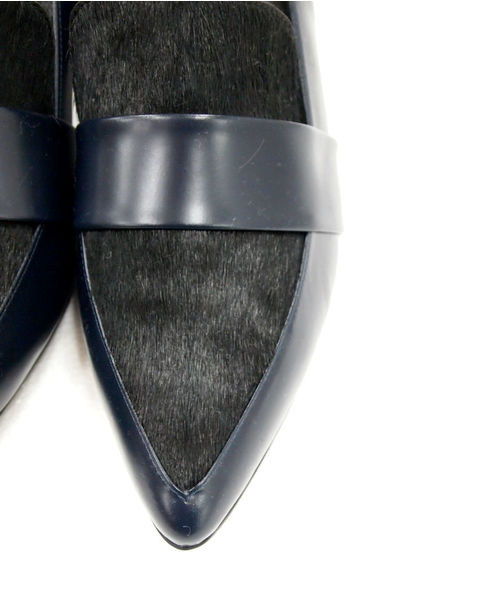 ELFORBR（エルフォーブル）の「【BAILA10月号掲載】ポニーローファーパンプス（パンプス・レディース・ネイビー・36/37/38）」の6枚目の写真