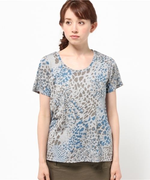 OUTLET(アウトレット)の「【WHO'S WHO gallery】Dmchemicalvneck(Tシャツ/カットソー・レディース・ブルー・FREE)」の8枚目の写真