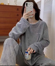 SHUSHU（シュシュ）の「リブセットアップパジャマ（ルームウェア/パジャマ）」