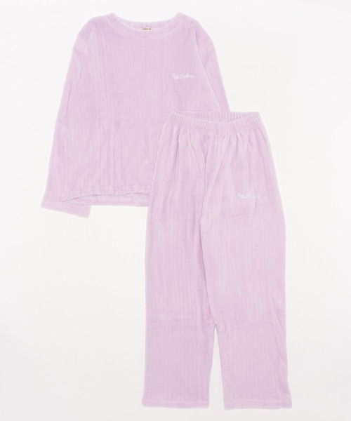 NinaetLina（ニナエリナ）の「リブセットアップパジャマ（ルームウェア/パジャマ・レディース・パープル/ライトピンク/ブルー/ピンク/ホワイト/グレー・FREE）」の15枚目の写真
