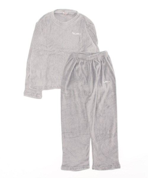 NinaetLina（ニナエリナ）の「リブセットアップパジャマ（ルームウェア/パジャマ・レディース・パープル/ライトピンク/ブルー/ピンク/ホワイト/グレー・FREE）」の13枚目の写真