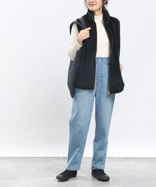 GLOBAL WORK Smile Seed Store(グローバルワーク スマイルシードストア)の「ファーボアベスト/968942(ベスト・レディース・ブラック/ベージュ/アイボリー/チャコール・SMALL/MEDIUM/LARGE/X-LARGE)」の11枚目の写真