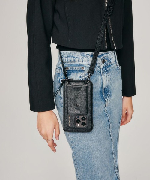 BANDOLIER（バンドリヤー）の「【BANDOLIER】HAILEY SIDE SLOT PEWTER BLK GRY iPhone14/iPhone15/iPhone15Pro（スマホケース/カバー・レディース・ブラック・iPhone 14/iPhone 15 Pro/iPhone 15）」の10枚目の写真