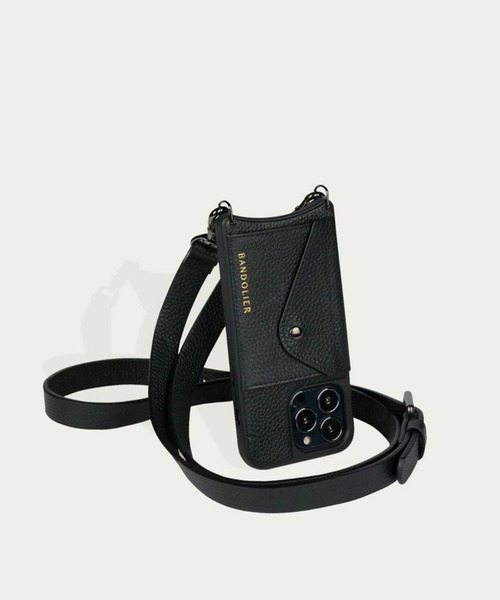 BANDOLIER（バンドリヤー）の「【BANDOLIER】HAILEY SIDE SLOT PEWTER BLK GRY iPhone14/iPhone15/iPhone15Pro（スマホケース/カバー・レディース・ブラック・iPhone 14/iPhone 15 Pro/iPhone 15）」の13枚目の写真
