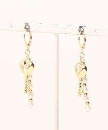 【Beauty bell】ハートキーチャームピアス
