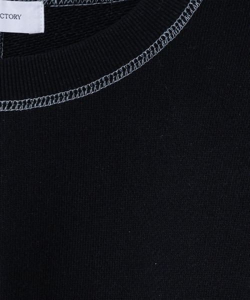 INTER FACTORY(インターファクトリー)の「しの - heavy weight stitch sweat / ヘビーウェイトステッチスウェット made in INTER FACTORY(スウェット・メンズ・ホワイト/ブラック/グレー/ブルー/アイボリー・SMALL/MEDIUM/LARGE)」の8枚目の写真