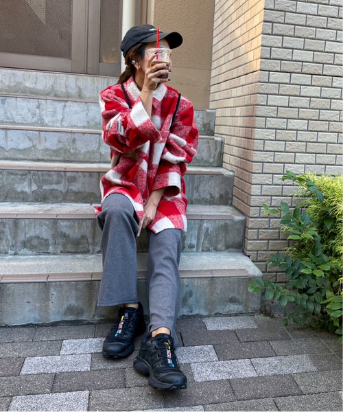 feepur by saya（フェピュールバイサヤ）の「ブロックチェックシャギーシャツ（シャツ/ブラウス・レディース・レッド/ブルー/グリーン・MEDIUM）」の6枚目の写真