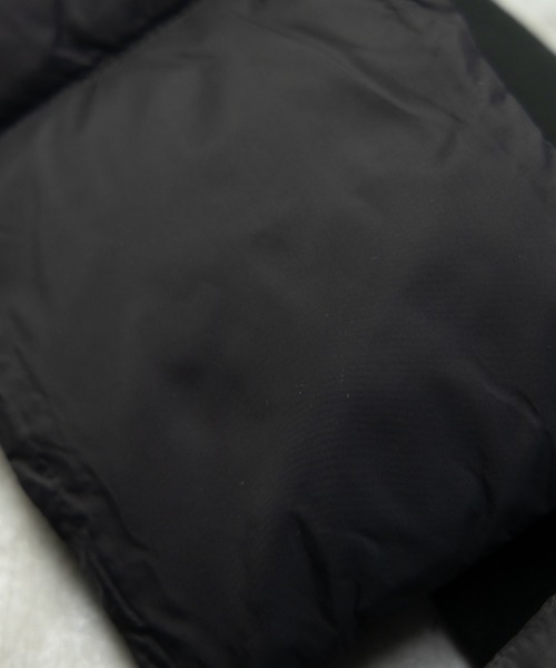 NYLAUS(ナイラス)の「高密度タフタ フェイクダウン マフラー(マフラー・レディース・ブラック・FREE)」の2枚目の写真