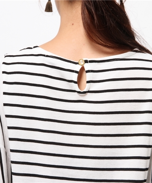 DISCOAT（ディスコート）の「【Discoat】リップル袖フレアプルオーバー（Tシャツ/カットソー・レディース・ネイビー/オフホワイト/レッド/その他19・MEDIUM/LARGE）」の10枚目の写真