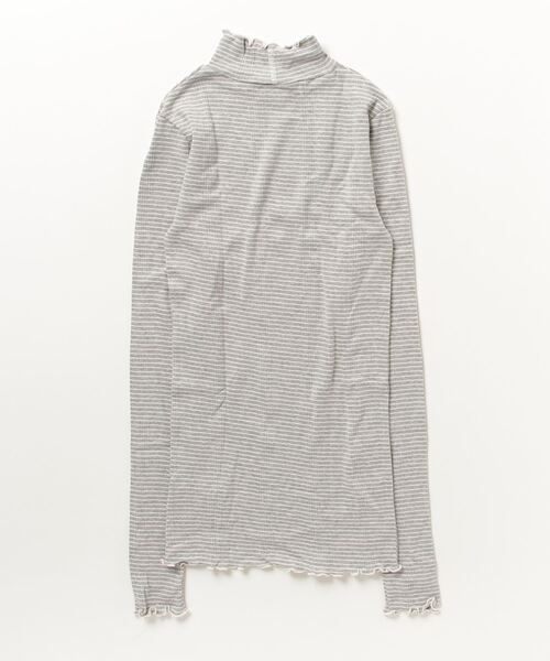 MILLER(ミラー)の「【Robert P. Miller】リブタートルネックトップス RM224-2041※(Tシャツ/カットソー・レディース・グレー/オフホワイト/ブラウン/グリーン/レッド/ネイビー・FREE)」の7枚目の写真