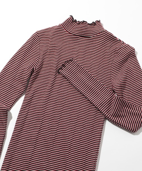 MILLER(ミラー)の「【Robert P. Miller】リブタートルネックトップス RM224-2041※(Tシャツ/カットソー・レディース・グレー/オフホワイト/ブラウン/グリーン/レッド/ネイビー・FREE)」の6枚目の写真