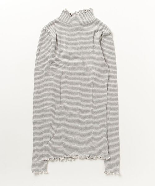 MILLER(ミラー)の「【Robert P. Miller】リブタートルネックトップス RM224-2041※(Tシャツ/カットソー・レディース・グレー/オフホワイト/ブラウン/グリーン/レッド/ネイビー・FREE)」の8枚目の写真