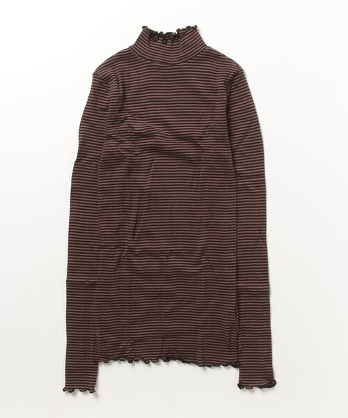 MILLER(ミラー)の「【Robert P. Miller】リブタートルネックトップス RM224-2041※(Tシャツ/カットソー・レディース・グレー/オフホワイト/ブラウン/グリーン/レッド/ネイビー・FREE)」の13枚目の写真