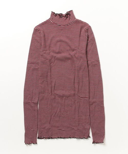 MILLER(ミラー)の「【Robert P. Miller】リブタートルネックトップス RM224-2041※(Tシャツ/カットソー・レディース・グレー/オフホワイト/ブラウン/グリーン/レッド/ネイビー・FREE)」の10枚目の写真