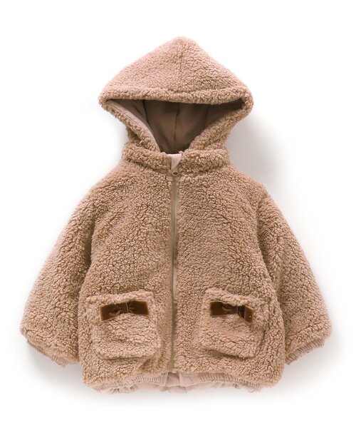 Seraph（セラフ）の「【2way】リバーシブルアウター（ダウンジャケット/コート・キッズ・ネイビー/ベージュ/ピンク・100/95/120/90/140/110/80/130）」の21枚目の写真