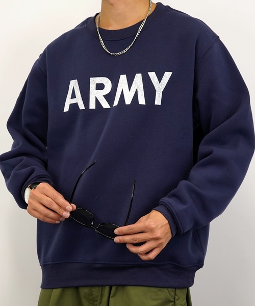 Burner(バーナー)の「【GROOVY STORE】プリントスウェットクルー裏起毛(スウェット・メンズ・バーガンディー/ブルー/ブラック系その他2/ブルー系その他2/グレイッシュベージュ/ホワイト/杢グレー/ネイビー/ブラック系その他3/ブラック/ベージュ/グレー・L/M/LL)」の10枚目の写真
