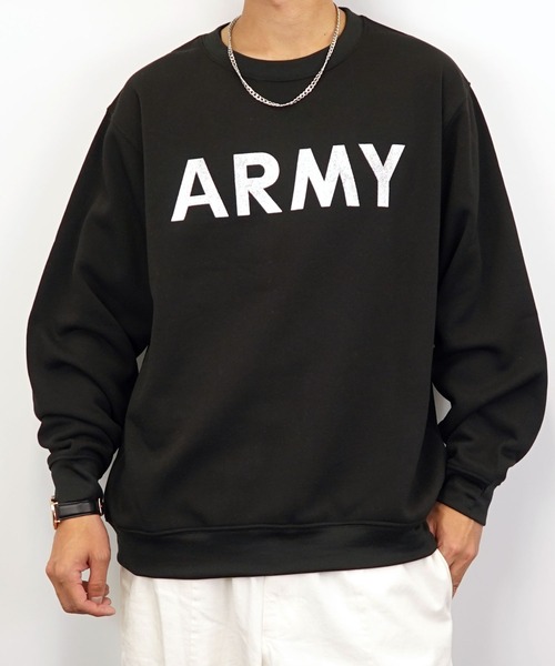 Burner(バーナー)の「【GROOVY STORE】プリントスウェットクルー裏起毛(スウェット・メンズ・バーガンディー/ブルー/ブラック系その他2/ブルー系その他2/グレイッシュベージュ/ホワイト/杢グレー/ネイビー/ブラック系その他3/ブラック/ベージュ/グレー・L/M/LL)」の3枚目の写真