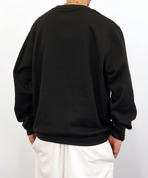 Burner(バーナー)の「【GROOVY STORE】プリントスウェットクルー裏起毛(スウェット・メンズ・バーガンディー/ブルー/ブラック系その他2/ブルー系その他2/グレイッシュベージュ/ホワイト/杢グレー/ネイビー/ブラック系その他3/ブラック/ベージュ/グレー・L/M/LL)」の18枚目の写真