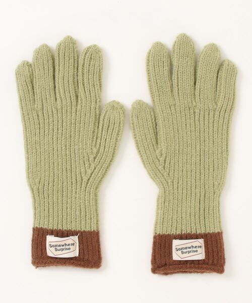 aimoha（アイモハ）の「【aimoha-KIDS-】子供服　リブニットバイカラーグローブ（手袋・キッズ・オフホワイト/グレー/ブルー/チョコ/ピンク系その他/ブラック/グリーン/レッド/ネイビー・FREE）」の15枚目の写真