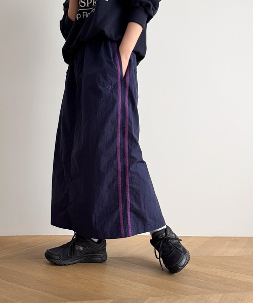 CANAL JEAN Ocean Pacific　ラインスカート　ナイロン素材 CANAL JEAN（キャナルジーン）の「Ocean Pacific ラインスカート