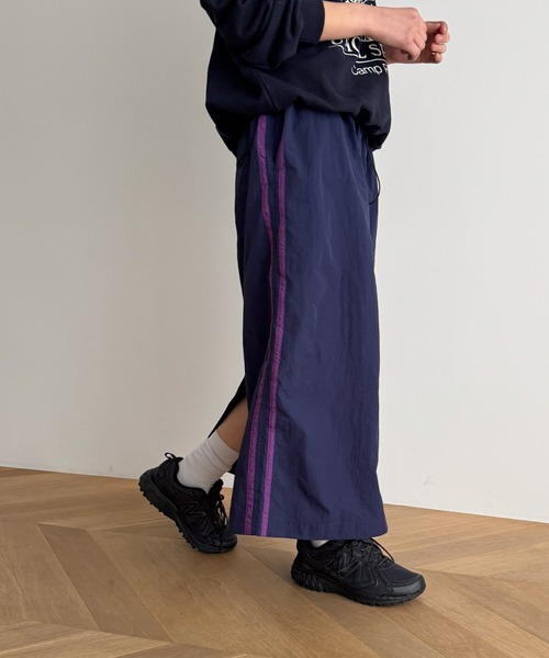 CANAL JEAN Ocean Pacific　ラインスカート　ナイロン素材 CANAL JEAN（キャナルジーン）の「Ocean Pacific ラインスカート