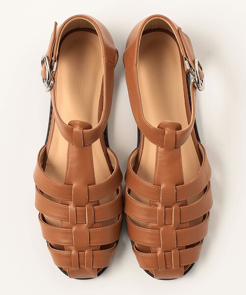 BEAMS HEART(ビームスハート)の「BEAMS HEART / フェイクレザー グルカサンダル(サンダル・レディース・ブラック系その他4/ホワイト系その他5/シルバー/ブラウン・LARGE/MEDIUM/SMALL)」の17枚目の写真