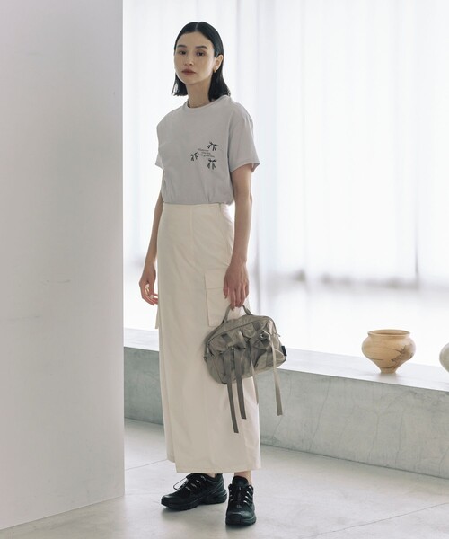 OUTDOOR × Firsthand別注リボンバッグ/リュック/￼￼ベージュ OUTDOOR PRODUCTS（アウトドアプロダクツ）の「OUTDOOR PRODUCTS