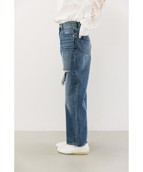 WCJ(ダブルシージェイ)の「バナナデニム(デニムパンツ・レディース・ブルー/ライトブルー/ブラック・24inch/26inch/25inch)」の7枚目の写真