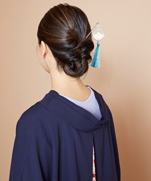 セール】【カヤ】涼美 花家紋かんざし（その他ヘアアクセサリー