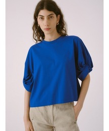 【 SAYAKADAVIS / サヤカデイヴィス 】Twisted Sleeve Tee / ツイスト スリーブ Tシャツ