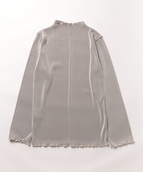 CECIL McBEE（セシルマクビー）の「２WAYプチハイネックメロートップス（Tシャツ/カットソー・レディース・ブラック/ブルー/ライトベージュ・MEDIUM/LARGE）」の4枚目の写真