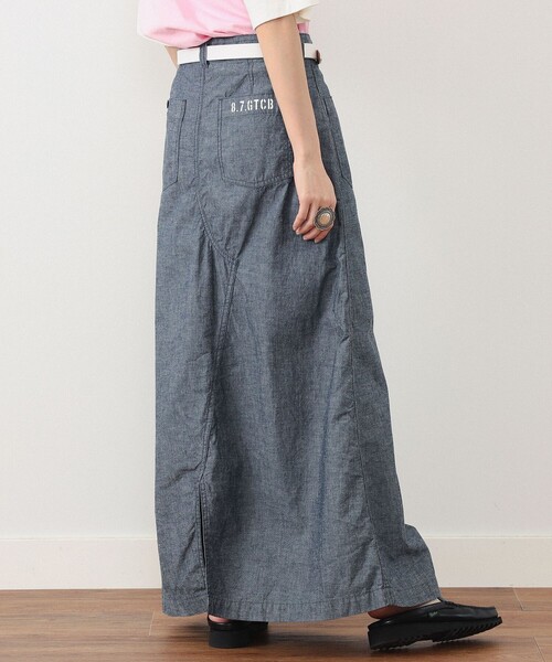 BEAMS BOY(ビームスボーイ)の「BEAMS BOY / US NAVY セーラーパンツ リメイク スカート(スカート・レディース・インディゴブルー/ナチュラル・0/1)」の1枚目の写真