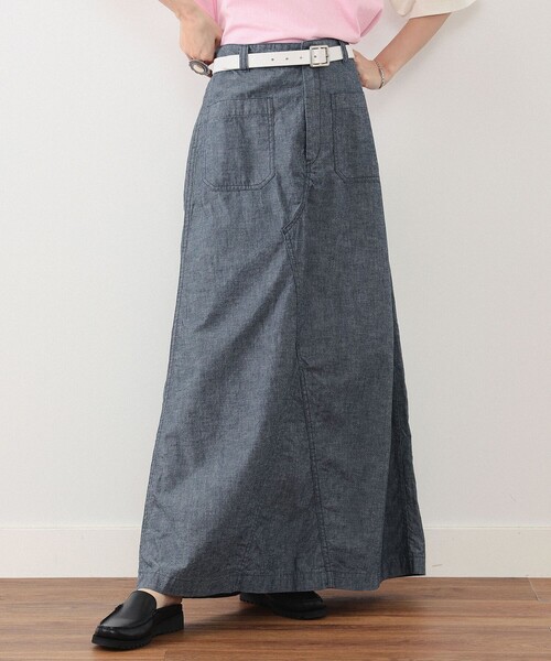 BEAMS BOY(ビームスボーイ)の「BEAMS BOY / US NAVY セーラーパンツ リメイク スカート(スカート・レディース・インディゴブルー/ナチュラル・0/1)」の7枚目の写真