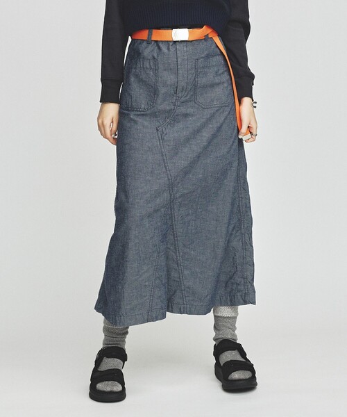 BEAMS BOY(ビームスボーイ)の「BEAMS BOY / US NAVY セーラーパンツ リメイク スカート(スカート・レディース・インディゴブルー/ナチュラル・0/1)」の9枚目の写真