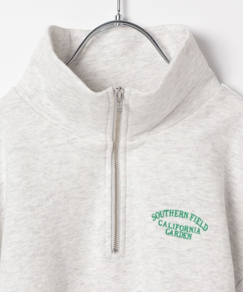 お手入れらくらく/ハーフZIPスウェット/102734（スウェット）｜GLOBAL