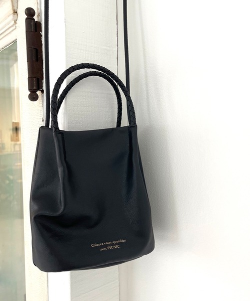 ROPE' PICNIC（ロペピクニック）の「洗えるメッシュハンドルタックミニショルダーバッグ（ショルダーバッグ・レディース・ブラック/シルバー/キナリ/ピンク系その他2/ラベンダー・FREE）」の3枚目の写真