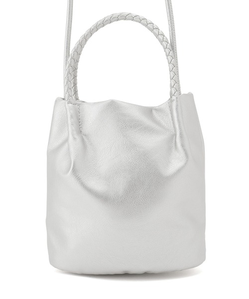 ROPE' PICNIC（ロペピクニック）の「洗えるメッシュハンドルタックミニショルダーバッグ（ショルダーバッグ・レディース・ブラック/シルバー/キナリ/ピンク系その他2/ラベンダー・FREE）」の12枚目の写真