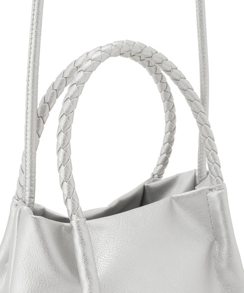 洗えるメッシュハンドルタックミニショルダーバッグ（ショルダーバッグ