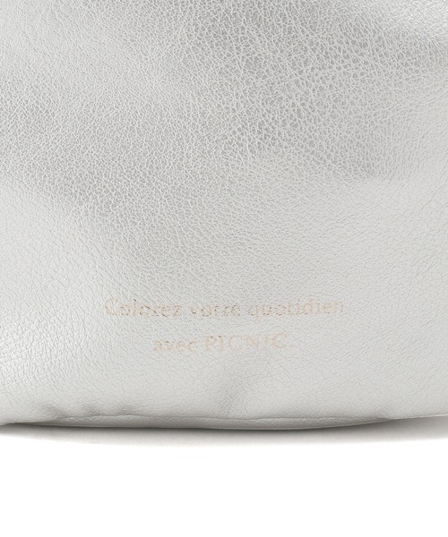 ROPE' PICNIC（ロペピクニック）の「洗えるメッシュハンドルタックミニショルダーバッグ（ショルダーバッグ・レディース・ブラック/シルバー/キナリ/ピンク系その他2/ラベンダー・FREE）」の14枚目の写真