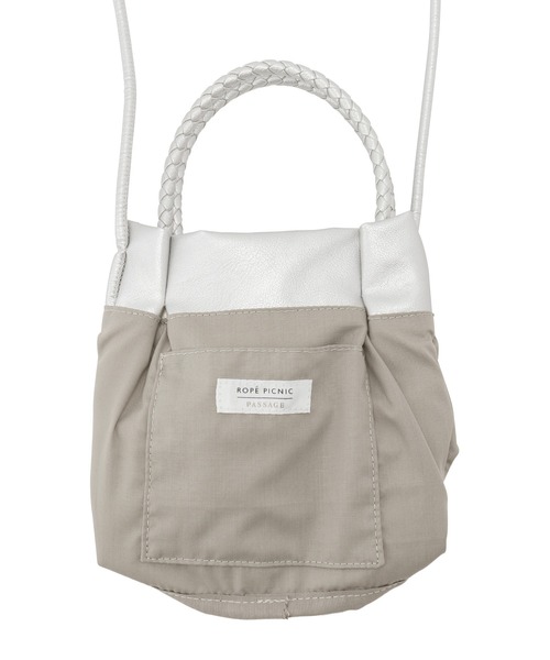 洗えるメッシュハンドルタックミニショルダーバッグ（ショルダーバッグ