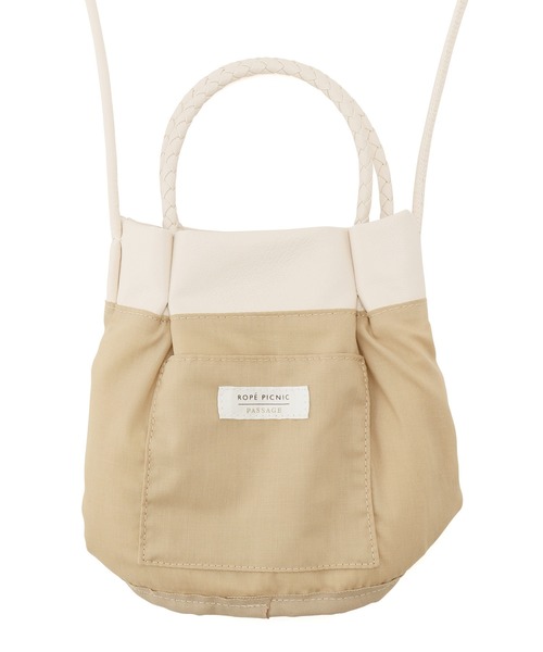 洗えるメッシュハンドルタックミニショルダーバッグ（ショルダーバッグ