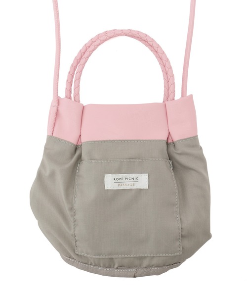 ROPE' PICNIC（ロペピクニック）の「洗えるメッシュハンドルタックミニショルダーバッグ（ショルダーバッグ・レディース・ブラック/シルバー/キナリ/ピンク系その他2/ラベンダー・FREE）」の19枚目の写真