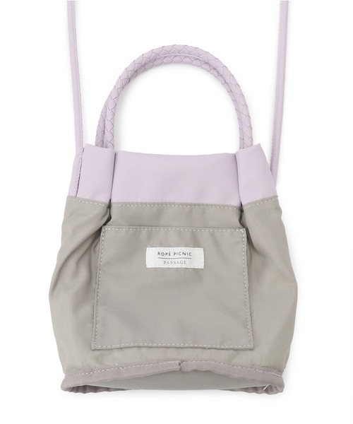 洗えるメッシュハンドルタックミニショルダーバッグ（ショルダーバッグ