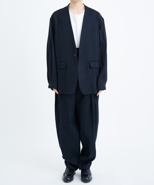TAAKK/ターク】TWO TUCK TROUSERS（スラックス）｜TAAKK（ターク）の
