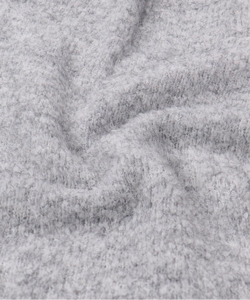 Lull（ルル）の「【Lull / ルル】ブークレニットベスト（ニット/セーター・レディース・ベージュ/チャコール/ライム/杢グレー・ONESIZE）」の9枚目の写真