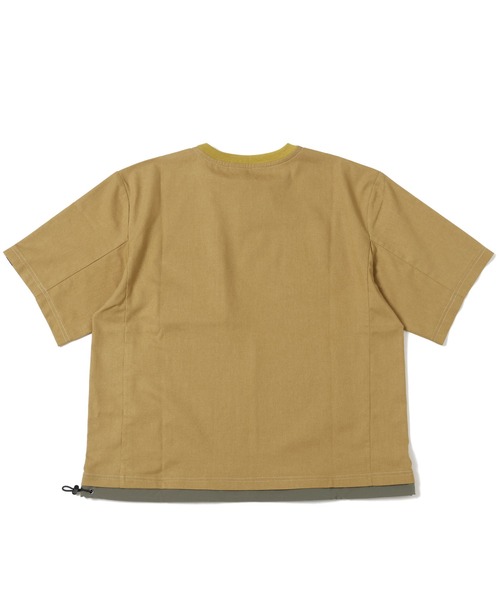 KRIFF MAYER（クリフメイヤー）の「ROKXコラボ布帛Tシャツ（Tシャツ/カットソー・メンズ・ブラック/ナチュラル/イエロー・MEDIUM/LARGE/X-LARGE）」の12枚目の写真