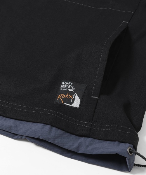 KRIFF MAYER（クリフメイヤー）の「ROKXコラボ布帛Tシャツ（Tシャツ/カットソー・メンズ・ブラック/ナチュラル/イエロー・MEDIUM/LARGE/X-LARGE）」の19枚目の写真