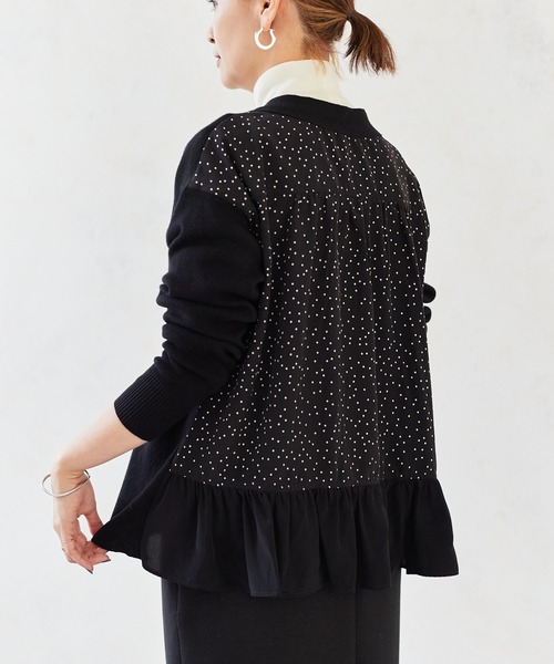 ビアズリー beardsleyサラッとカーディガン【Black】 BEARDSLEY