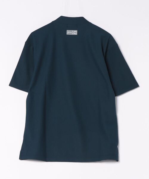 Admiral Golf(アドミラル ゴルフ)の「アーチロゴ モックシャツ(Tシャツ/カットソー・メンズ・ホワイト/ブラック/ライム/レンガ/ネイビー・M/L/LL)」の6枚目の写真